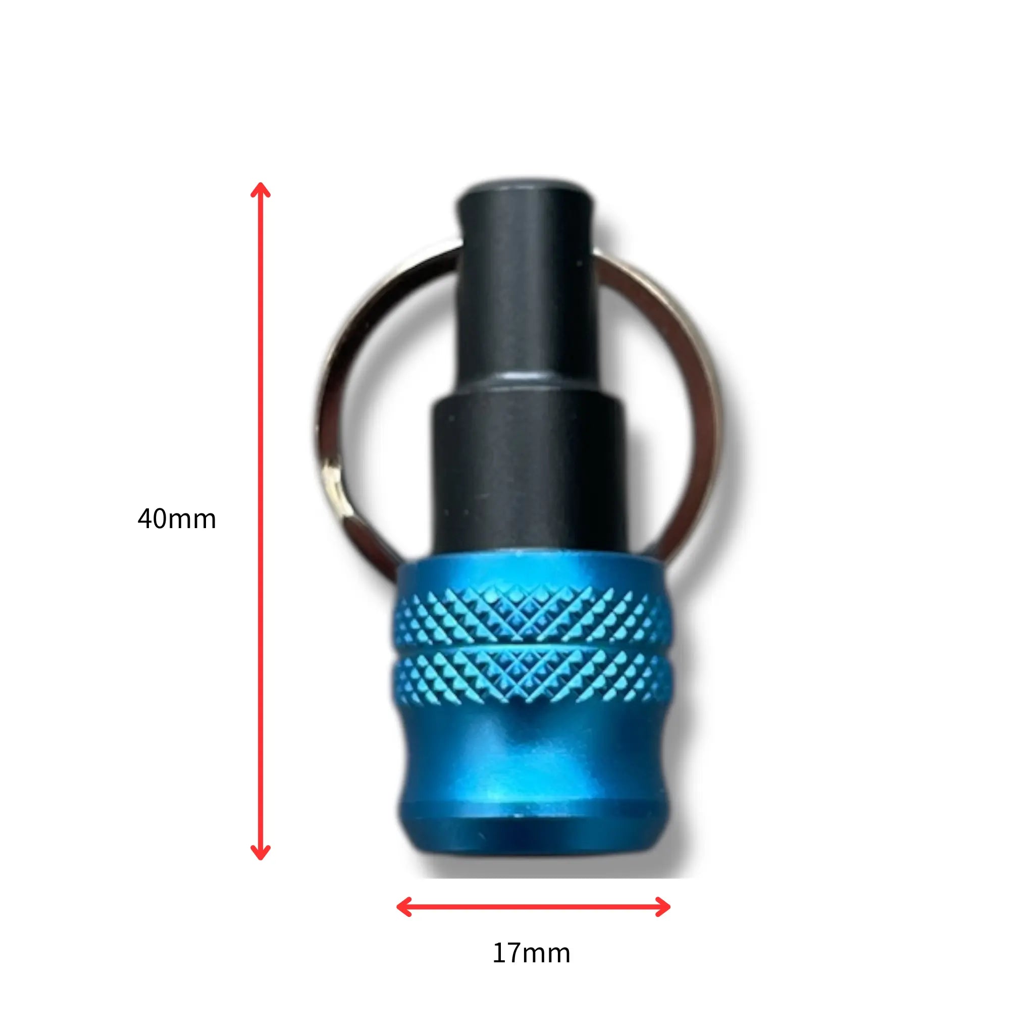 5PCE One Touch Keychain Bit Holders