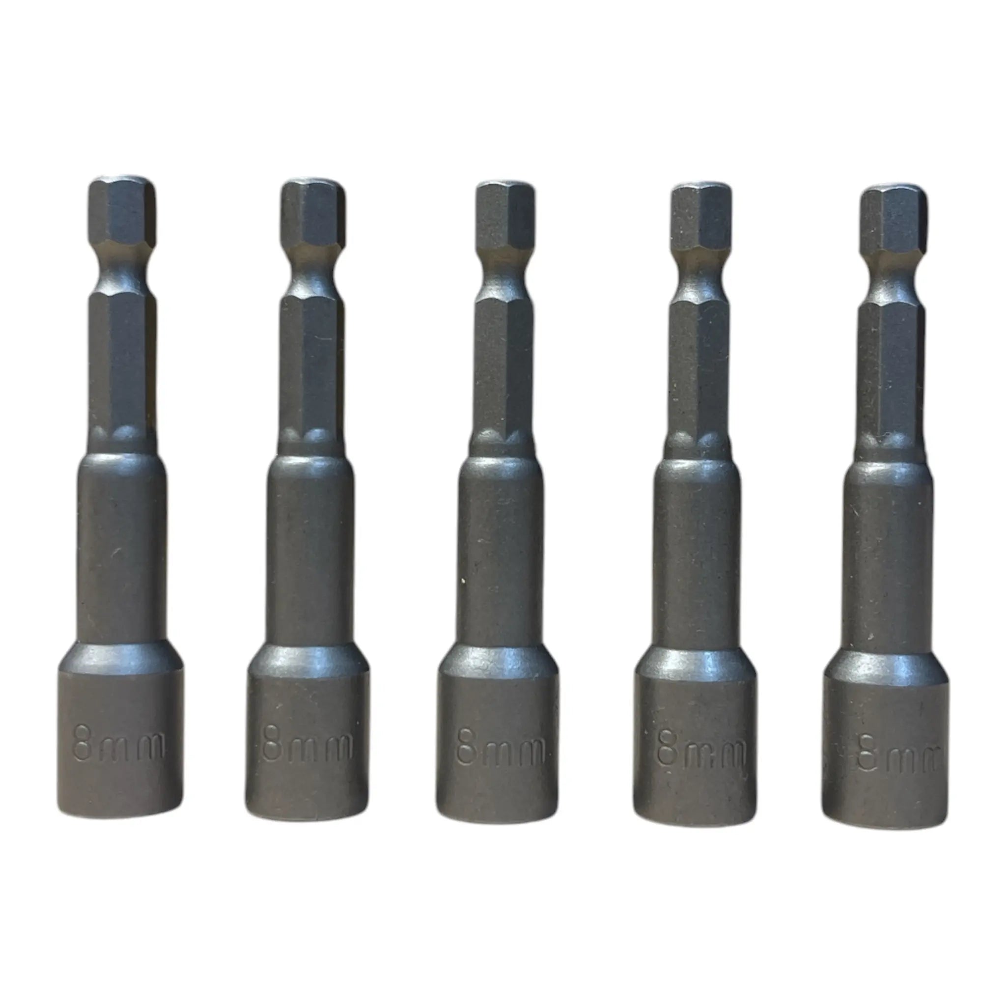 8 x 65mm Magnetic Nutsetter Impact Bit 5-Pack