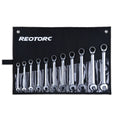 11PCE Ratcheting Reversible Metric Spanner with Pouch Set