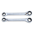 REOTORC 13PCE 6-Point Double Off Ring Driver Ratcheting Reversible Spanner with Adaptor Set