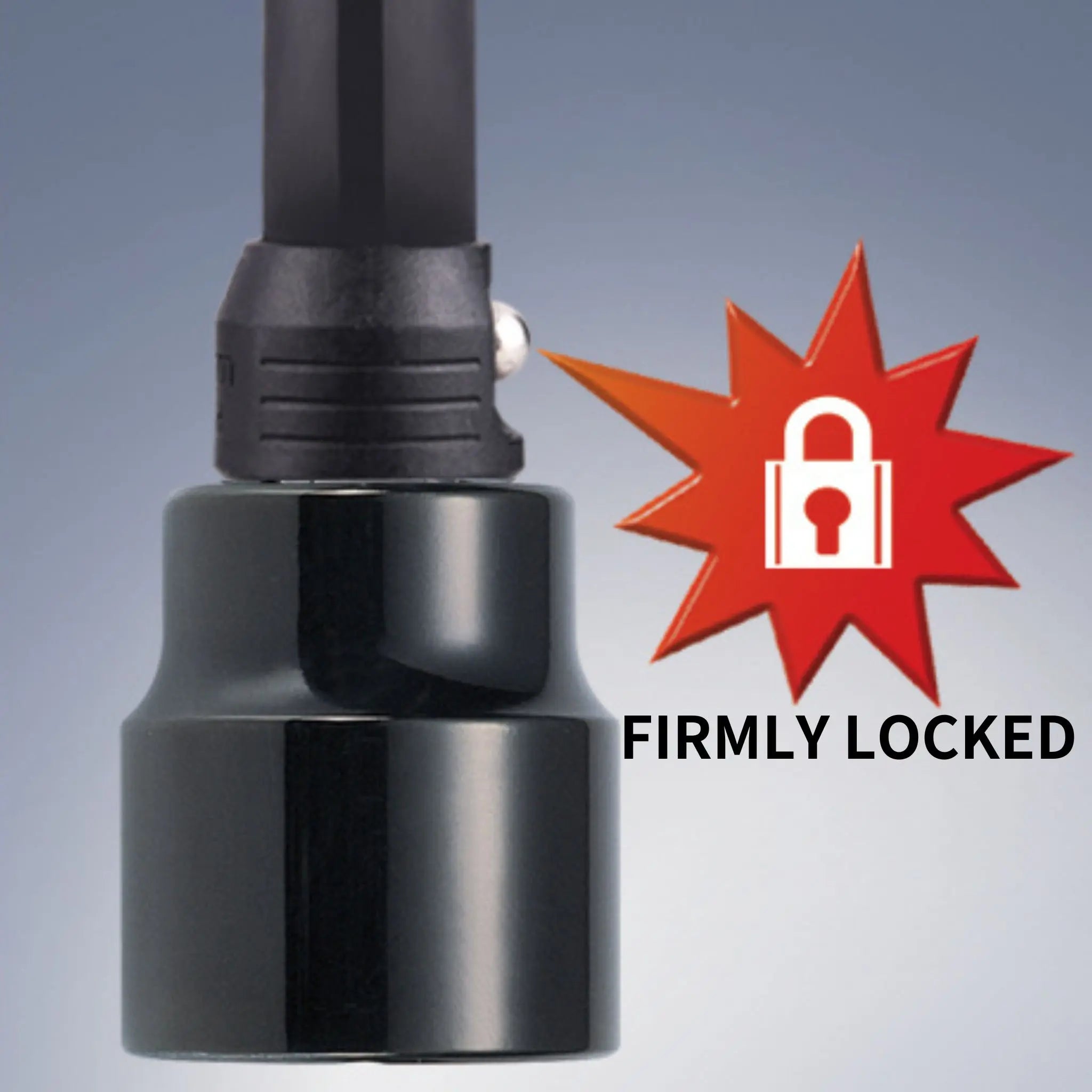 3PCE 75mm and 85mm Power Shank Locking Square Drive Set
