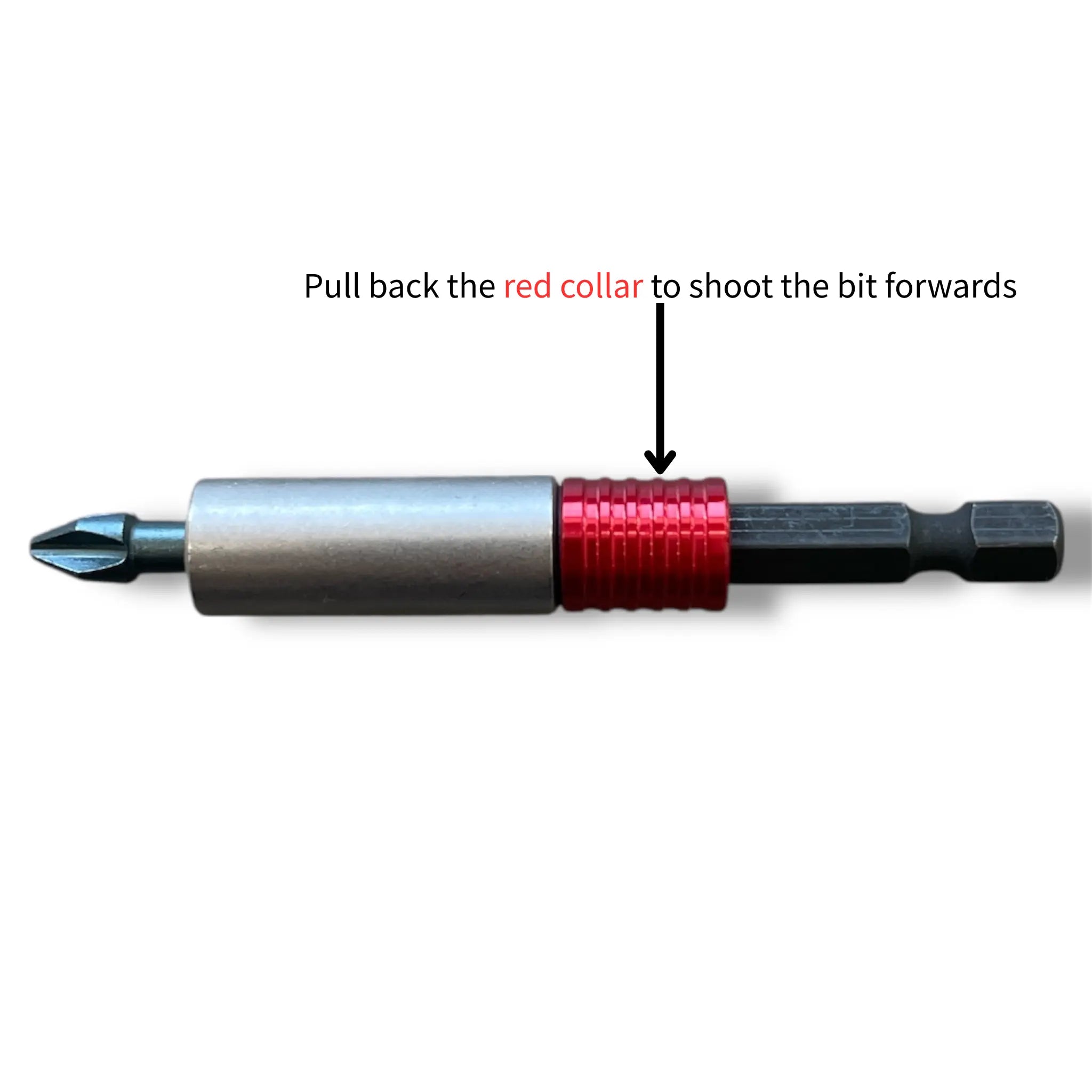 SnapSlim Locking Magnetic Bit Holder 66mm